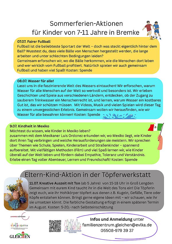 Flyer des Familienzentrums, alle Informationen zu dieser Veranstaltung im Text enthalten
