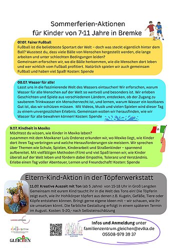 Flyer des Familienzentrums, alle Informationen zu dieser Veranstaltung im Text vorhanden