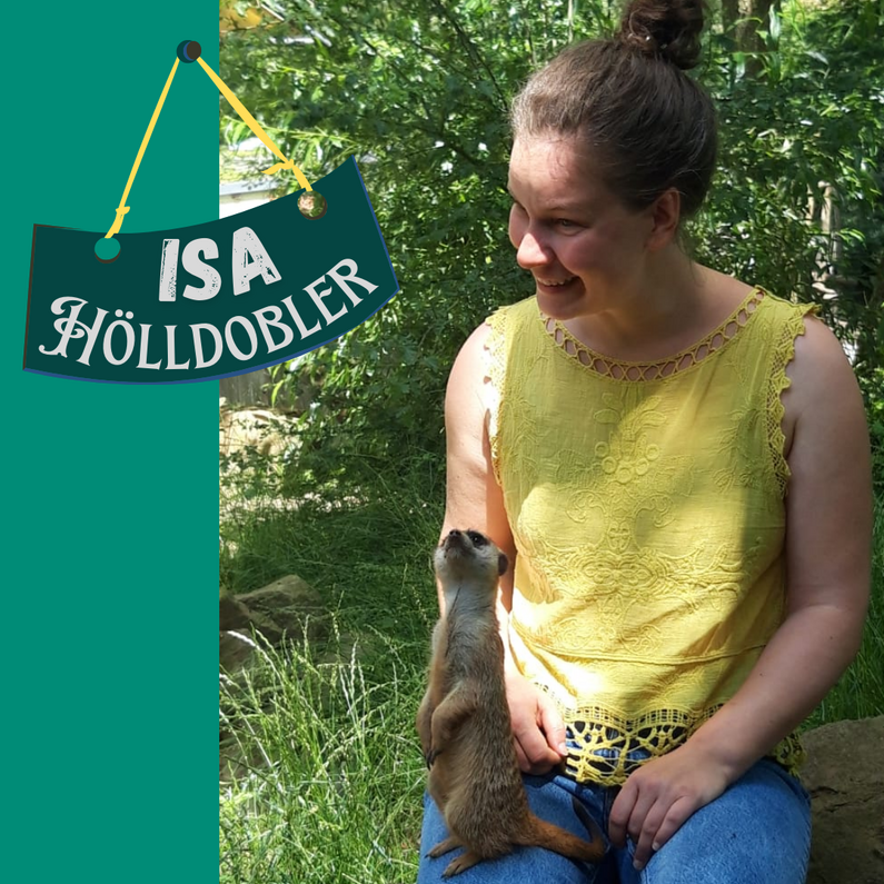 Isa Hölldobler und Erdmännchen